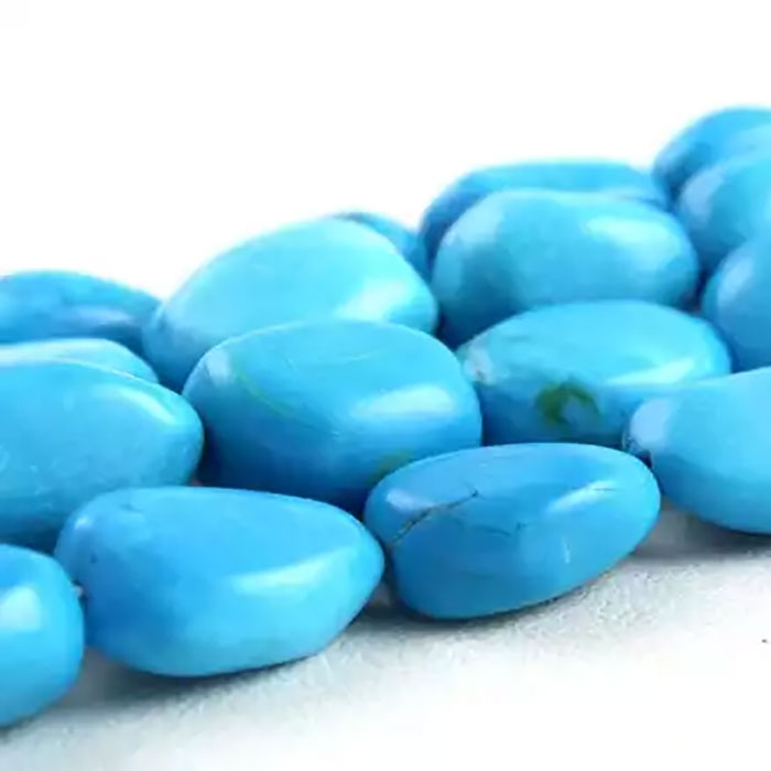 best buy Turquoise Plain Beads Strands for necklace