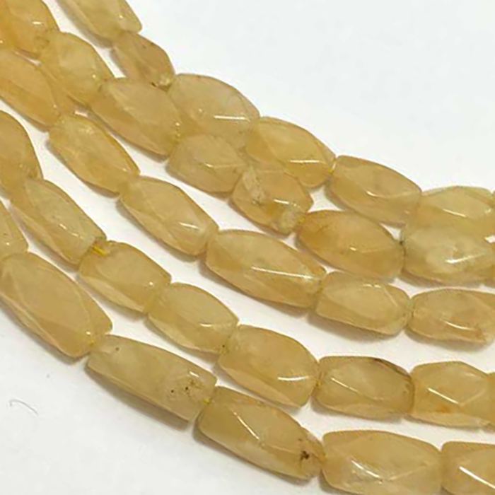 Top Quality Yellow Aventurine Faceted Box and Bricks 6mm t0 8mm Beads