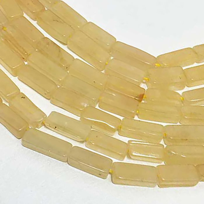 Genuine Yellow Aventurine Plain Box and Bricks 7MM TO 10MM Beads