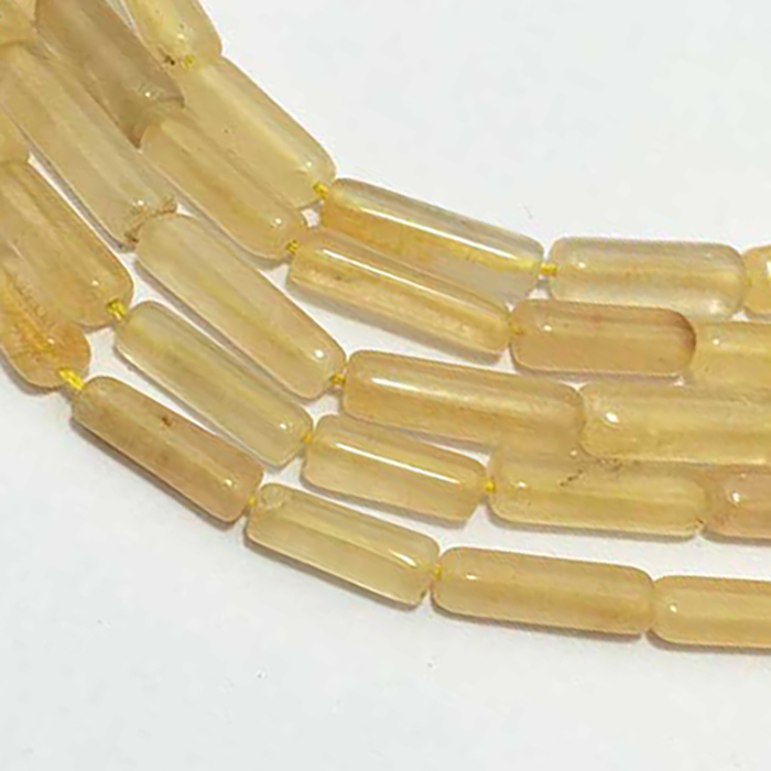 Best Buy Yellow Aventurine Plain Tube 9mm to 13mm Beads
