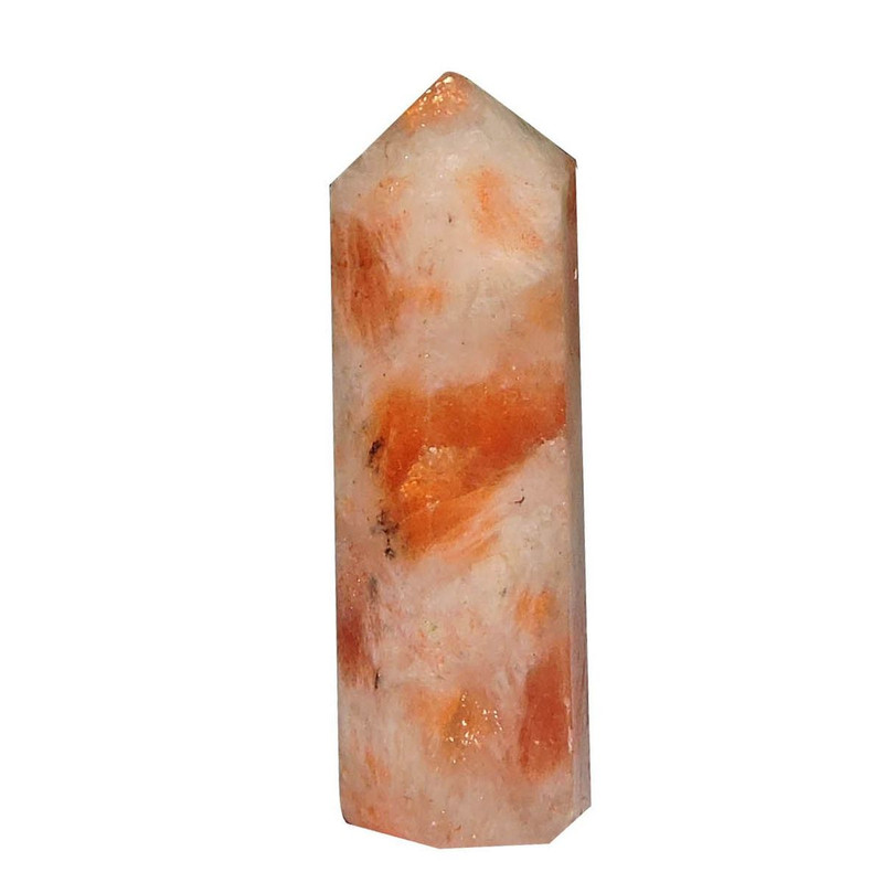 Third eye Chakra Symbol Pencil with Sun Stone gemstone- chakra collections