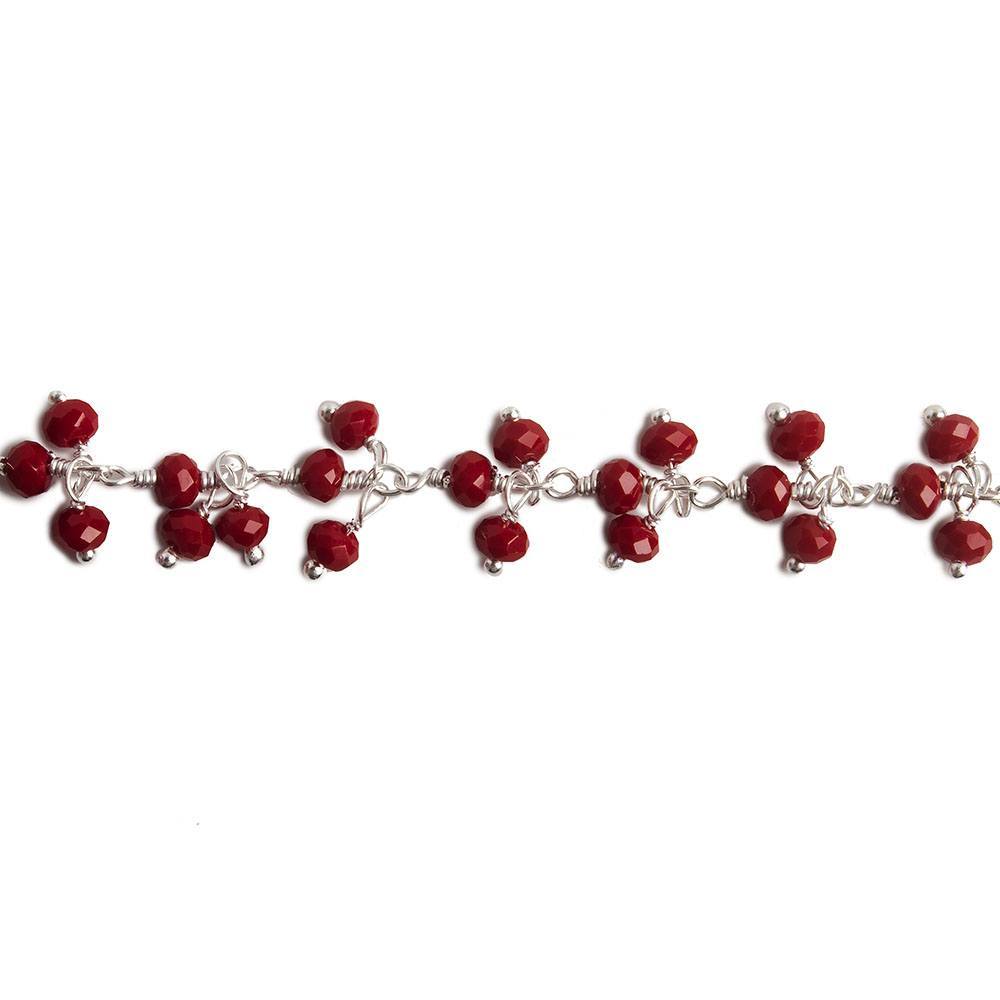 Handmade Exporter Red Onyx Rondell Chain
