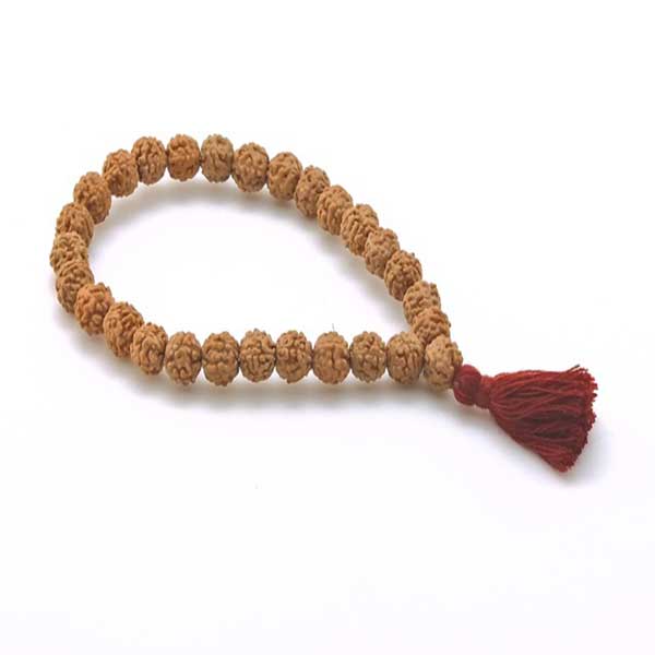Online Natural Loose Rudraksha Tassel Wrist Beads Handmade Bracelets At Wholesale Price