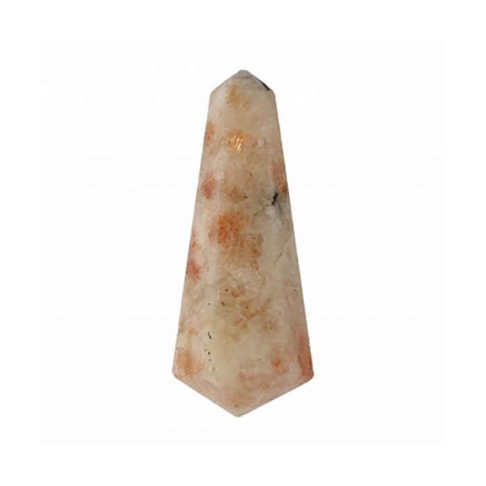 Third eye Chakra Symbol Pencil with Sun Stone gemstone- chakra collections