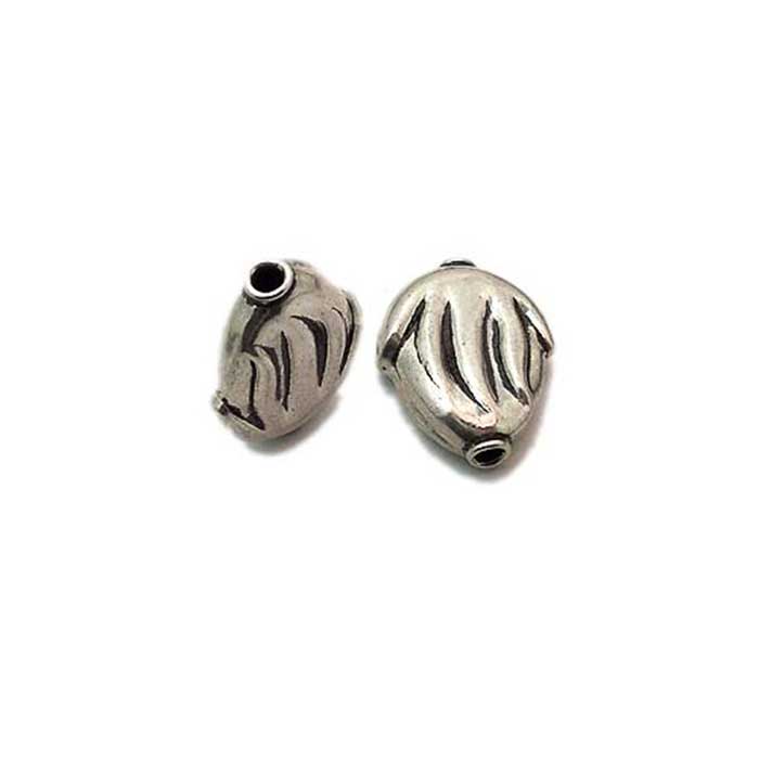 Big beads for jewelry|hand made silver beads