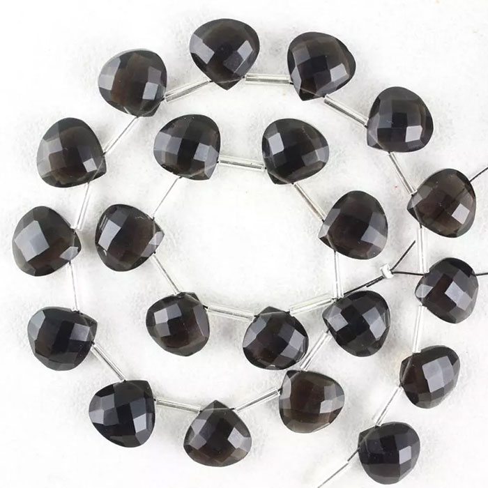 best buy Smoky Quartz Faceted Beads Strands for necklace